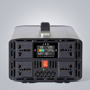 Convertisseur de puissance haute performance <span class=keywords><strong>5000</strong></span> <span class=keywords><strong>Watts</strong></span> 48V vers 220V monophasé à onde sinusoïdale pure avec écran LCD - Product Image 3