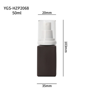 50ml Simple superficie <span class=keywords><strong>mate</strong></span> de plástico cuadrado botella de Spray portátil botella para la loción - Product Image 5