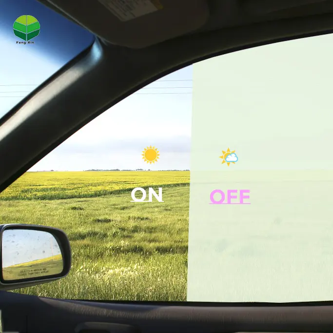Модная современная стеклянная защитная пленка FENGXIN оптом переключаемая PDLC умная стеклянная пленка для автомобилей