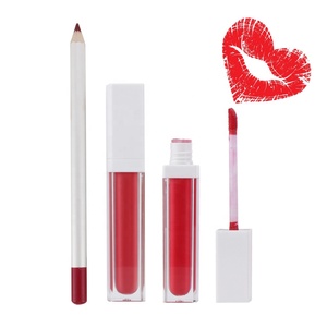 Cosmétiques en gros, tapis végétalien crémeux, 1 <span class=keywords><strong>crayon</strong></span> à lèvres et 2 boîtes de Gloss, Kit de rouges à lèvres et de rouges à lèvres liquides - Product Image 6