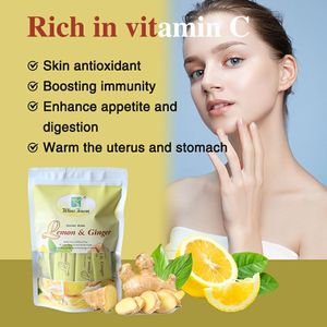 Ngay lập tức Chanh Gừng Mật Ong Hương vị trà thảo dược gói bao bì ngọt ngào sức khỏe trà bột uống ngay lập tức túi trà - Product Image 2