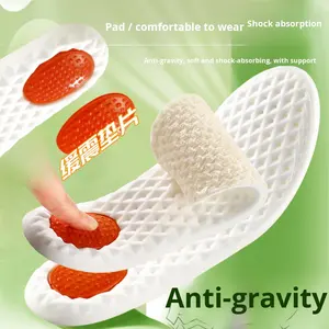 Semelles orthopédiques de confort sportif avec soutien de la voûte plantaire pour bottes Martin, doublure <span class=keywords><strong>en</strong></span> polaire épaissie à grille ananas, antibactérienne et désodorisante - Product Image 3