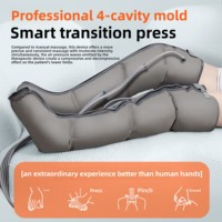 Système de bottes de récupération de thérapie de Compression d'air de masseur de jambe de Compression séquentielle intelligente professionnelle de 6 zones pour le muscle rapide