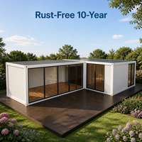 Maison préfabriquée DDP de 20 pieds, maison miniature détachable, maison modulaire de luxe en conteneur de 40 pieds, maison de camping préfabriquée, conteneur détachable