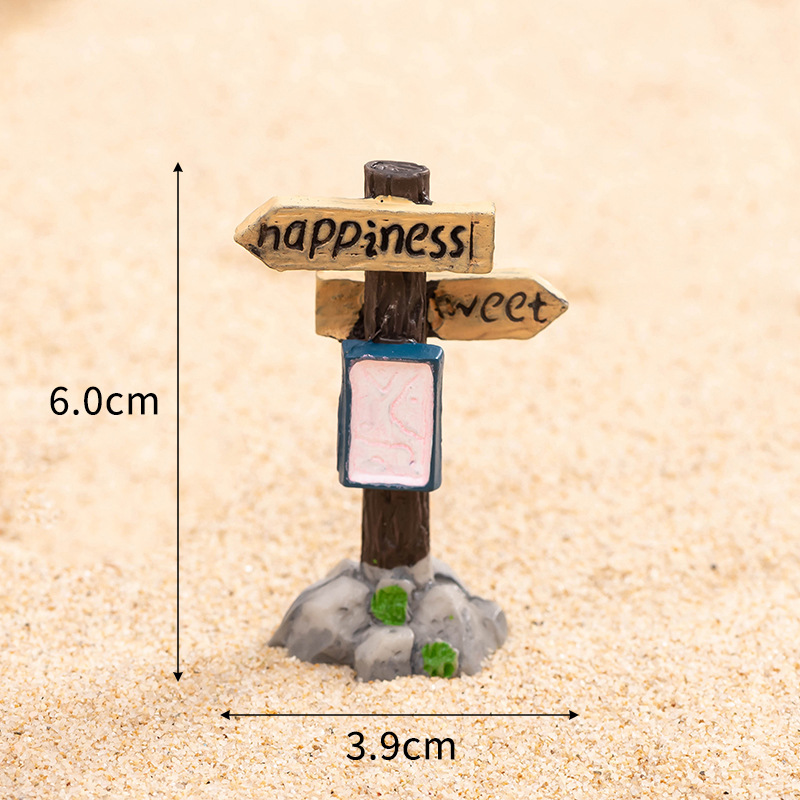 Señales de camino felices y dulces