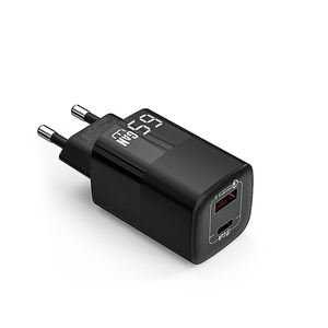 Adaptateur mural double Gan <span class=keywords><strong>USB</strong></span>-A vers <span class=keywords><strong>USB</strong></span>-<span class=keywords><strong>C</strong></span> 65W, <span class=keywords><strong>chargeur</strong></span> rapide pour téléphone portable, prise pliable pour téléphone, ordinateur portable, joueurs <span class=keywords><strong>de</strong></span> jeux - Product Image 1