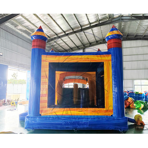 <span class=keywords><strong>Château</strong></span> gonflable d'extérieur avec toboggan rebondissant, garde-corps amovible, PVC brillant, <span class=keywords><strong>château</strong></span> gonflable imperméable pour enfants - Product Image 4