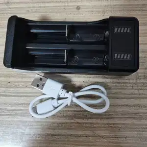Chargeur de haute qualité Li-ion Batterie USB 2 Slot Chargeur Smart Charging