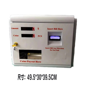 Distributeur automatique de jetons en métal et plastique pour jeux d'arcade, convertit <span class=keywords><strong>l</strong></span>'<span class=keywords><strong>argent</strong></span>/billets en jetons pour jeux à monnayeur - Product Image 1