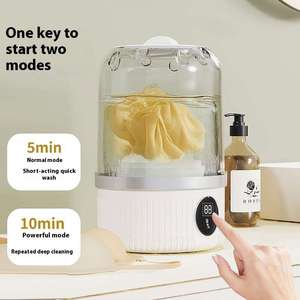Système de lavage électrique portable mini, chargement par <span class=keywords><strong>le</strong></span> haut, pour nettoyer les sous-vêtements et les chaussettes de bébé - Product Image 3