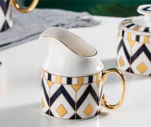 Ensemble de théière en porcelaine fine de style européen, service à café en porcelaine, tasse à thé de l'après-midi avec soucoupe, coffret cadeau - Product Image 6