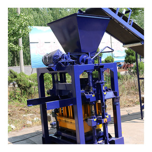 Machine à fabriquer des blocs de pavés vibrés interverrouillés QT4-35 de 4, 6 et 8 pouces, machine à fabriquer des blocs creux en ciment, certification CE - Product Image 3