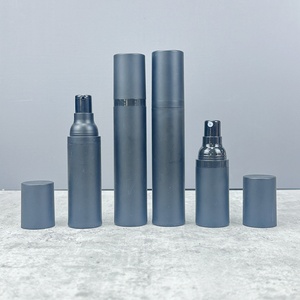 Matte Black Airless <b>Pump</b> <b>Bottle</b> 15ml 30ml 50ml Airless <b>Bottles</b> Men Skincare Packaging Luxury 1oz Face Cream Serum <b>Pump</b> <b>Bottle</b> - Product Image 3