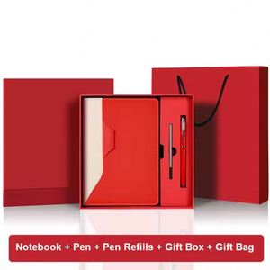 Ensemble de carnet de notes, stylo et couverture en cuir 3-en-1 personnalisable de haute qualité, cadeau d'entreprise portable pour le bureau - Product Image 5