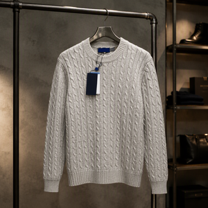 Nuovi Stili di Maglioni <span class=keywords><strong>Polo</strong></span> e Cardigan di Alta Gamma per Uomo e Donna per le Stagioni Autunnali e Invernali - Product Image 1