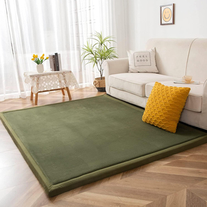 <span class=keywords><strong>Tapis</strong></span> <span class=keywords><strong>de</strong></span> Sol Tatami Épais <span class=keywords><strong>de</strong></span> 3 CM en Gros, <span class=keywords><strong>Tapis</strong></span> Ultra <span class=keywords><strong>Doux</strong></span> en Velours Corail pour Enfants, <span class=keywords><strong>Tapis</strong></span> <span class=keywords><strong>de</strong></span> Jeu pour Bébé avec Mousse à Mémoire <span class=keywords><strong>de</strong></span> Forme Intérieure - Product Image 1