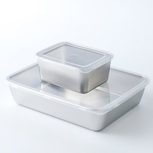 Hogar cocina contenedor de acero inoxidable refrigerador de alimentos caja de conservación contenedor de alimentos de acero inoxidable fresco - Product Image 6