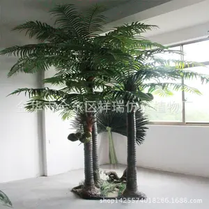XRFZ simulierung kokosnuss blattbaum tropische pflanze obst groß grün indoor und outdoor engineering museum