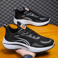 Dernière Mode Baskets Athlétiques Homme Chaussures de Sport Confortables avec Tige et Doublure en Maille pour Printemps & Hiver Antidérapantes