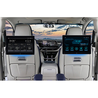 Moniteur d'appuie-tête de voiture Android 14 avec navigation GPS, vidéo 1080P, écran tactile IPS 2G 32G, lecteur multimédia pour voiture et maison