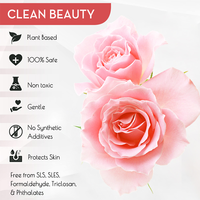 Glycérine Acide Citrique Rose Nettoyant Visage Bio Mousse Hydratant à l'Acide Hyaluronique avec Avantages Anti-Rides et Acné