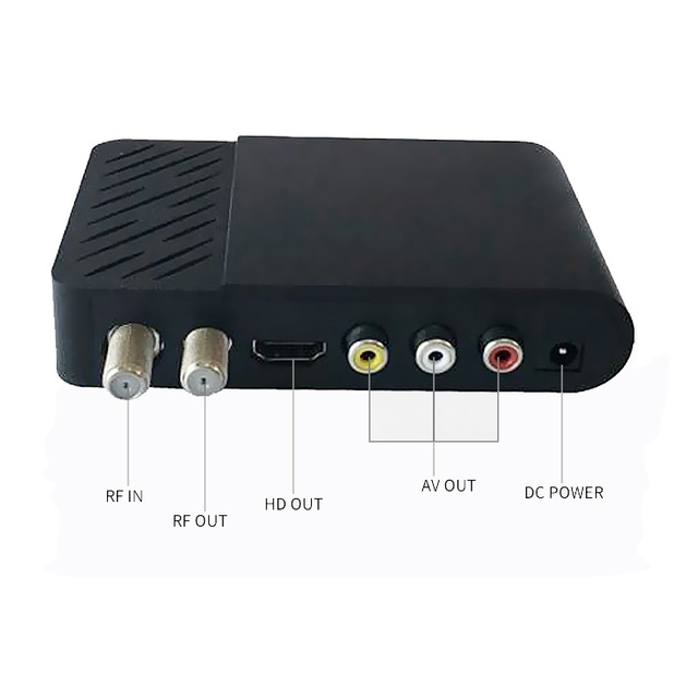 Hot Selling 1080P Digital Terrestrial TV Box HD-OUT Multi-Language Support Small Size Free Air Mexico 12 Months Metal Plastic