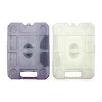 Briques de glace Offre Spéciale OEM Pack de glace réutilisable bleu vert couleur Gel boîte de refroidissement briques de congélateur