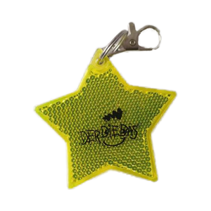 K-lite nhà máy tùy chỉnh thiết kế Acrylic hình ngôi sao phản chiếu Keychain phản xạ Mặt dây chuyền cho người đi bộ đi bộ an toàn - Product Image 2