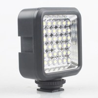 Lampe Flash LED Portable 36 LED pour Photographie, Vidéo, Diffusion en Direct et Selfie, avec Batterie et Chargeur