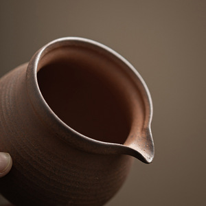 Taza de cerámica sin esmaltar de diseño clásico Vintage, cerámica gruesa, té de Kung Fu, Mar con divisor de té, arcilla de roca antigua, Gong Dao <span class=keywords><strong>Bei</strong></span> - Product Image 3