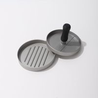 Presse à hamburgers manuelle de haute qualité en alliage d'aluminium antiadhésif pour la cuisine