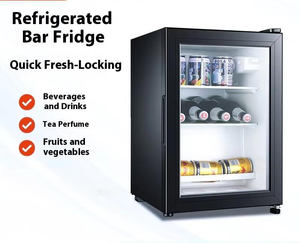 Mini-réfrigérateur électrique portable compact avec dégivrage automatique et porte en verre transparent pour usage domestique et hôtelier Capacité de 36 litres - Product Image 5