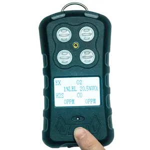 NKYF-NKHD-B40 Portable multi Gas Detector for O2, H2S, LEL Methane, Carbon Monoxide, Oxygen, H2S gas
