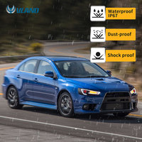 Faro Delantero LED VLAND para Lancer Fortis Hatchback Luces Delanteras con Ojos de Demonio Secuenciales 2008-2017 para Galant/Lancer EVO EX