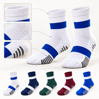Chaussettes de tennis pour hommes et femmes, chaussettes de padel anti-ampoules, chaussettes en coton tricoté rembourrées, respirantes, à motif 3D
