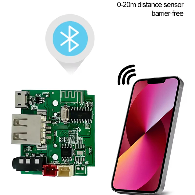 113_V1.0_21206 FM Bt Speaker Circuit Record Module MP3 Player PCBA USB Circuit Decoder Board MUSIC BOARD 5W
