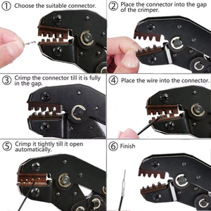 デュポンJST SMオス/メスプラグハウジング2.54mmピッチ2-5ピンSN-2圧着工具付き電子配線用ハーネス用途 - Product Image 3