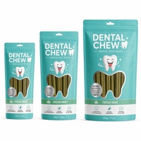 Bolsa de Mylar Personalizada para Premios Dentales para Perros, con Ventana Transparente, Cierre Resellable, Tipo Stand-Up, Aprobada por VOHC, para Empaque de Alimentos y Aliento Fresco