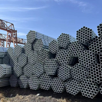 Tubo in Acciaio al Carbonio Zincato ERW Certificato ASTM A106 EN API BIS, Tubo Rotondo da 6 Metri