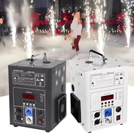 Máquinas de Chispas Frías Enviadas de Fábrica, 2 Piezas con Control Remoto, Protección IP66, Potencia de 700W y Estuche de Transporte