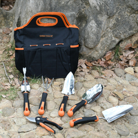Fournitures outils de jardinage pour femmes kit d'outils à main avec sarcleur fourche râteau truelle sécateur creuser ensembles d'outils de jardin ensemble d'outils de jardin