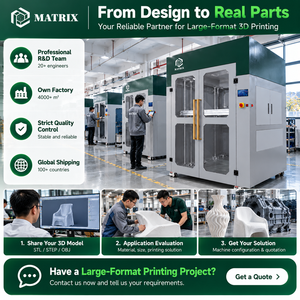 Impresora 3D FDM Industrial Automática de 1000*1000*1000 mm, PLA, para Carcasas de Equipos Grandes, Piezas Funcionales, Prototipos de Productos - Product Image 6