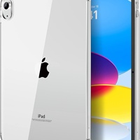 Étui de tablette transparent noir en TPU pour iPad A16 11e génération 2025 10e génération 10,9 pouces 2022, étui antichoc en TPU pour tablette