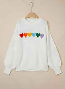 ZATRHMBM Abbigliamento Donna Primavera/Autunno 2026 Nuova Moda Maglione Pullover a <span class=keywords><strong>Pois</strong></span> Retrò Casual a Maniche Lunghe - Product Image 3