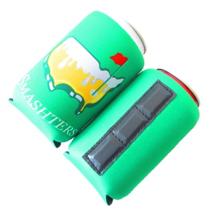 Customized Logo 12OZ Beer Neoprene Stainless Steel Magnetic Stubby Holder Magnets Can Cooler Sleeve - Product Image 1