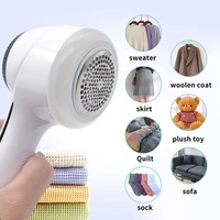 Rasoir de voyage portable rechargeable à piles pour vêtements, éliminateur de peluches avec chargement USB, en plastique