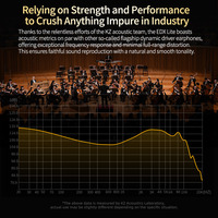 KZ EDX Lite 1DD Dynamic In-ear Monitoring HIFI Musik Headphone Berkabel untuk Game, Olahraga, DJ, Panggung, dan Kantor