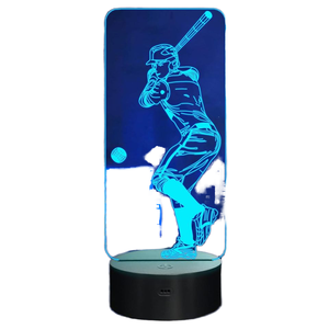 Luz nocturna acrílica de voleibol de ilusión 3D personalizada para regalos de decoración del hogar lámpara de tamaño medio fuente de alimentación enchufable - Product Image 1