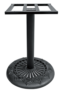 Industrial Steel <b>Table</b> Base with Square Top and <b>Round</b> Footplate for Outdoor Furniture Durable Design Waterproof & Eco-Friendly - Product Image 6