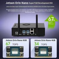 Jetson Orin NX Super 16 Go 157 TOPS pour Boîtier IA Embarqué, Carte de Développement IA Vision avec Deux Ports Réseau, OS Linux